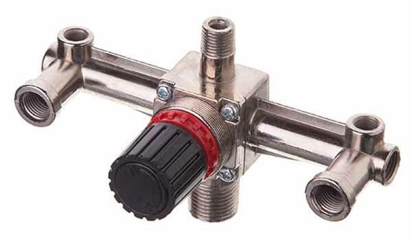 Контрольно-распределительный блок компрессора с регулятором давления Intertool (PT-9091)