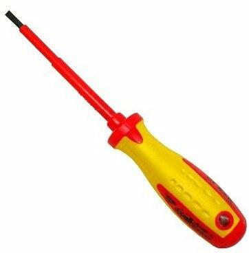 Отвертка высоковольтная S&R SL4х0.8х100 мм (250089056)