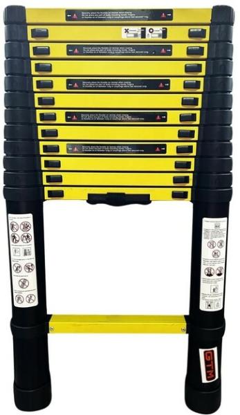 Лестница телескопическая GTM KME1038Y, 3.8 м (39528)