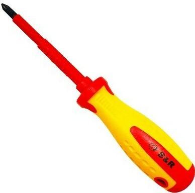 Отвертка высоковольтная S&R PH2х100 мм (250088053)