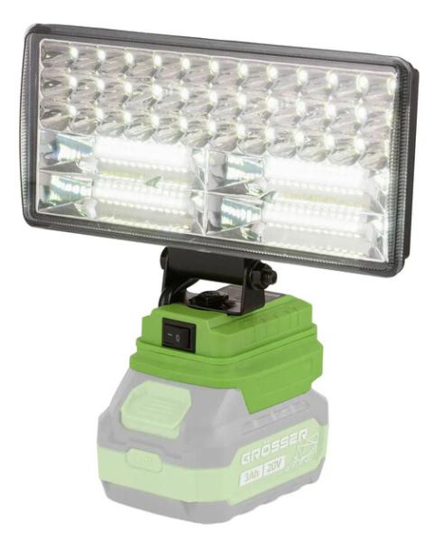 Аккумуляторный фонарь Grosser GED 320 (G0147) (без АКБ и ЗУ)