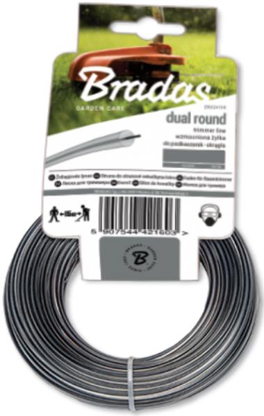 Леска для триммера BRADAS RIPPER DUAL 2,4 х 15 ZRO2415K круг