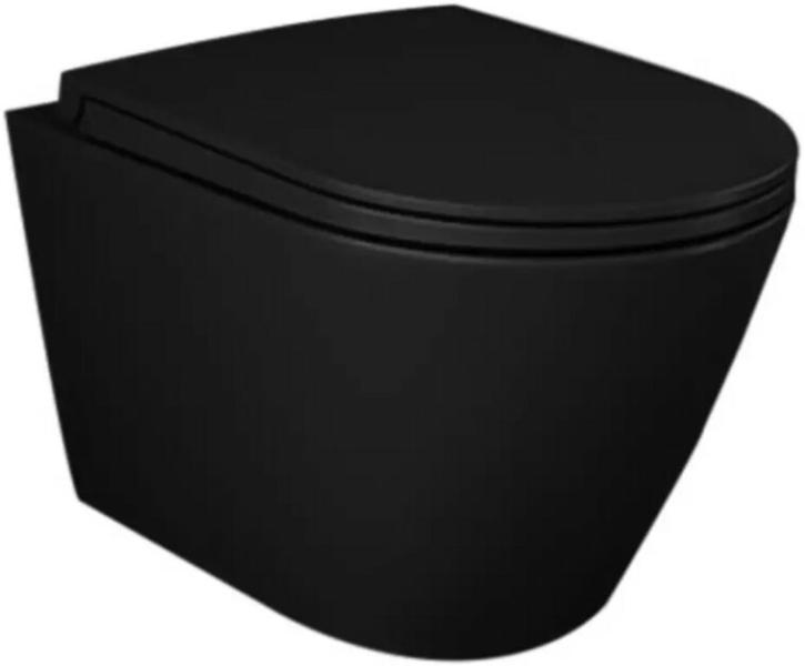 Унитаз подвесной RAK Ceramics FEELING безободковый с сидением Soft Close (RSTSC3901504 + RST23504A)