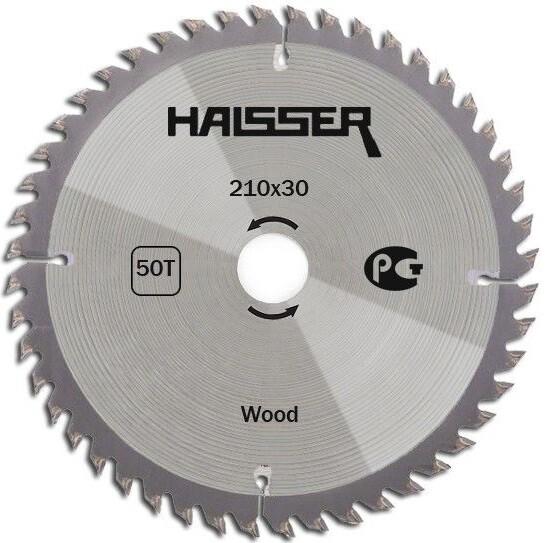 Диск пильный по дереву HAISSER 210х30 50 зуб. (17333)