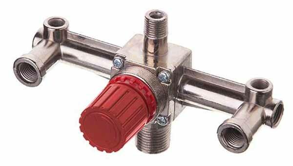 Контрольно-распределительный блок компрессора с регулятором давления Intertool (PT-9092)