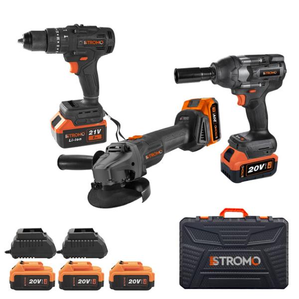 Набор аккумуляторных инструментов Stromo PA180SET