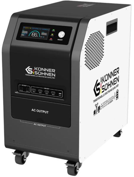 Зарядная станция Konner&Sohnen KS 3000PS-NEW (3200 Вт·ч / 3000 Вт)