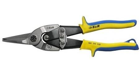 Ножницы по металлу S&R Aviation 250 мм прямой рез (185250030)