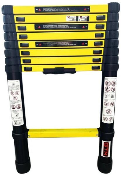 Лестница телескопическая GTM KME1026Y, 2.6 м (39526)