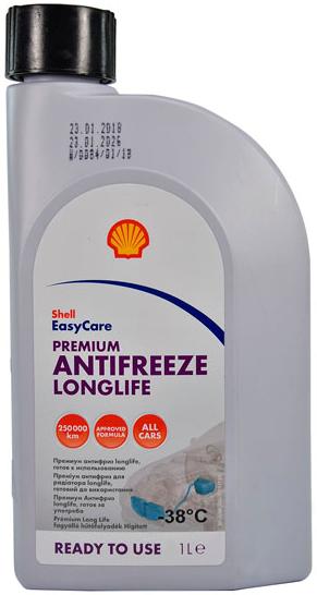 Антифриз SHELL Antifreeze Premium Longlife G12+, 1 л (PBT78F)