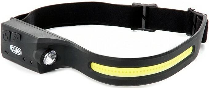 Фонарь налобный СИЛА универсальный с сенсором 350Лм (Li-ion 1200 мАч) (900514)