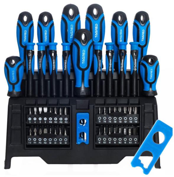 Набор отверток и бит TAGRED 50 шт. (TA1095)