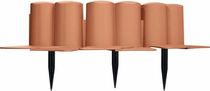 Газонное ограждение Prosperplast PALISADA, 3.02 м, терракотовый (5905197240121)