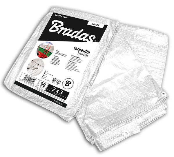 Тент усиленный Bradas WHITE 90 г/м? 4х8м (PLW904/8)