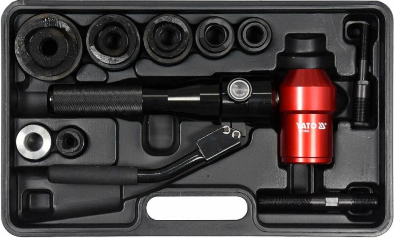 Пробойник гидравлический Yato YT-18900 для отверстий в листах толщиной до 3 мм