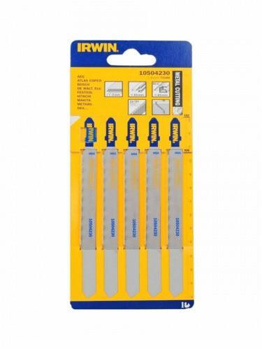 Пилка для лобзика по металлу Irwin BJSB T318A 5шт (10504230)