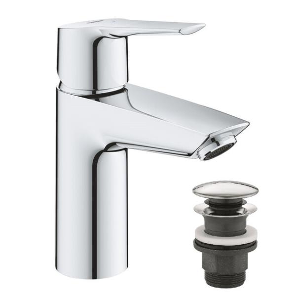 Смеситель для раковины Grohe QuickFix Start S-Size с донным клапаном (23551002) (CV030580)