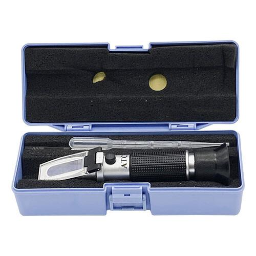 Автомобильный рефрактометр 4-в-1 PROTESTER (антифриз, электролит, омыватель, adblue) (OPHR4001)