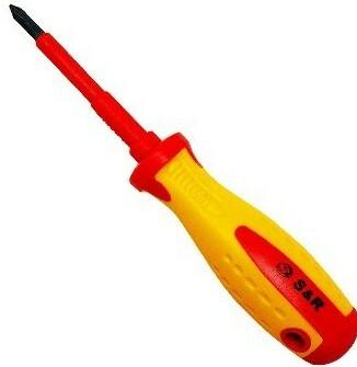 Отвертка высоковольтная S&R PH1х75 мм (250088052)