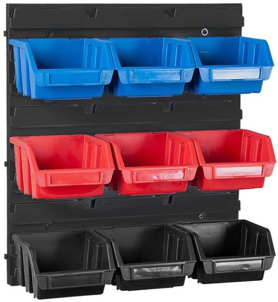 Настенный органайзер QBRICK SYSTEM 345 x 385 x 90, 9 лотков штук (Z212379PG001)