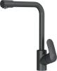  Смеситель для кухни AM.PM Like F8005722 с каналом для питьевой воды, L-излив, черный матовый - Краны, смесители на рынке Барабашова