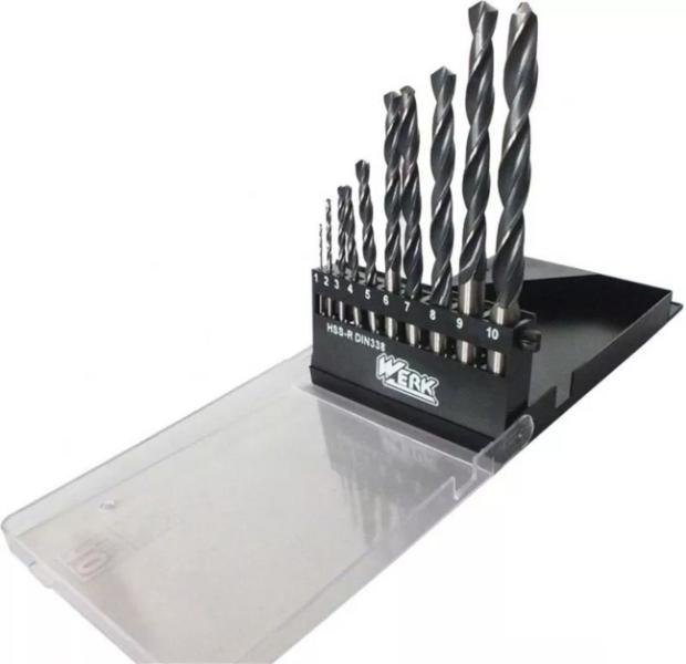 Набор свёрл по металлу WERK 10 шт (63684)