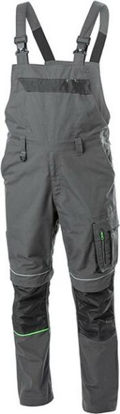 Полукомбинезон рабочий HOEGERT LEMBERG темно-серый, 2XL (HT5K801-1-2XL)