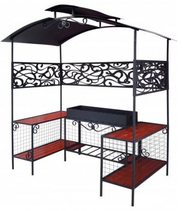 Мангал с крышей Vesuvi "Престиж+"