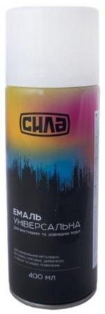 Эмаль универсальная акриловая СИЛА 9010 белая глянцевая, 400 мл (951302)