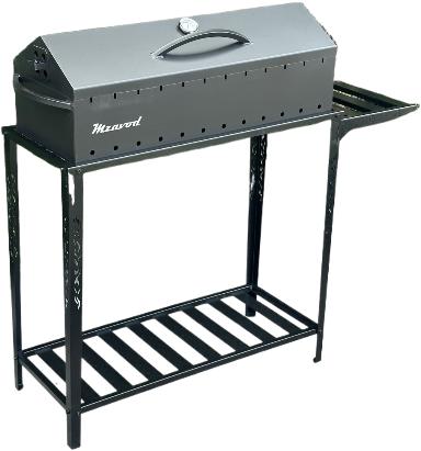 Мангал-барбекю с разборной дровницей Mzavod на 12 шампуров, 3 мм (МBD12-3R-T)