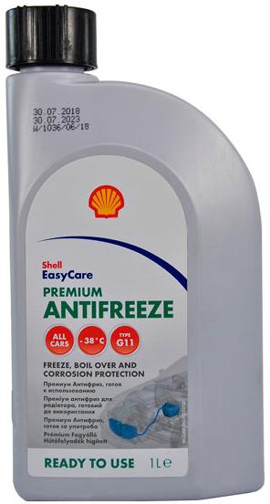 Антифриз SHELL Antifreeze Premium G11, 1 л (PBT74F)