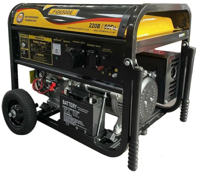 Бензиновий генератор Forte FG6500E