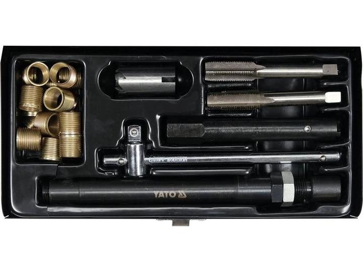 Набор для ремонта резьбы свечей зажигания Yato (YT-17581)