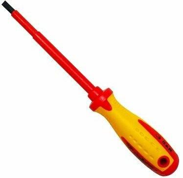 Отвертка высоковольтная S&R SL5.5х1х125 мм (250089057)