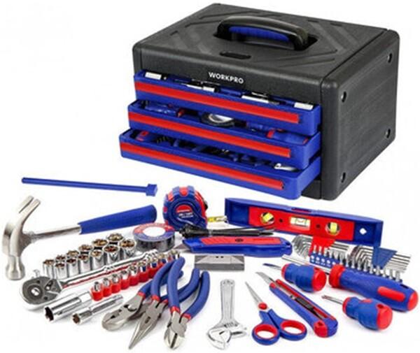 Набор инструментов универсальный Workpro 125 ед. (W009022)