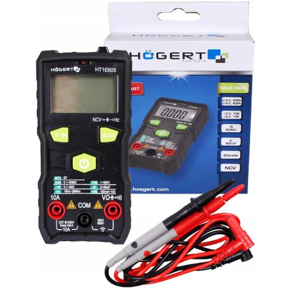 Универсальный цифровой мультиметр FULL-SMART HOEGERT HT1E605