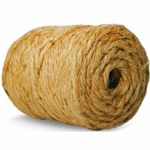 Шпагат джутовый GRUNTEK, 4 мм х 100 м (295404101)