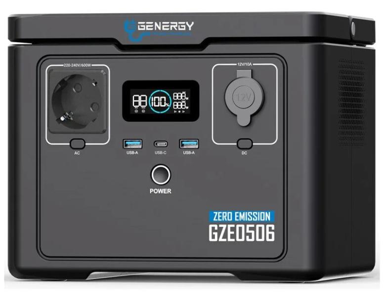 Зарядная станция GENERGY ZERO GZE-0506 (512 Вт·ч / 600 Вт)