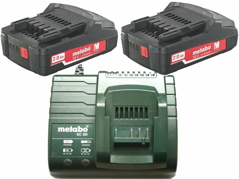Набор Metabo SET 2 x Li-Ion 2,0 Ah 18В (685161000)