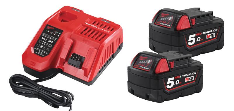 Енергокомплект Milwaukee M18 NRG-502 (4933459217)
