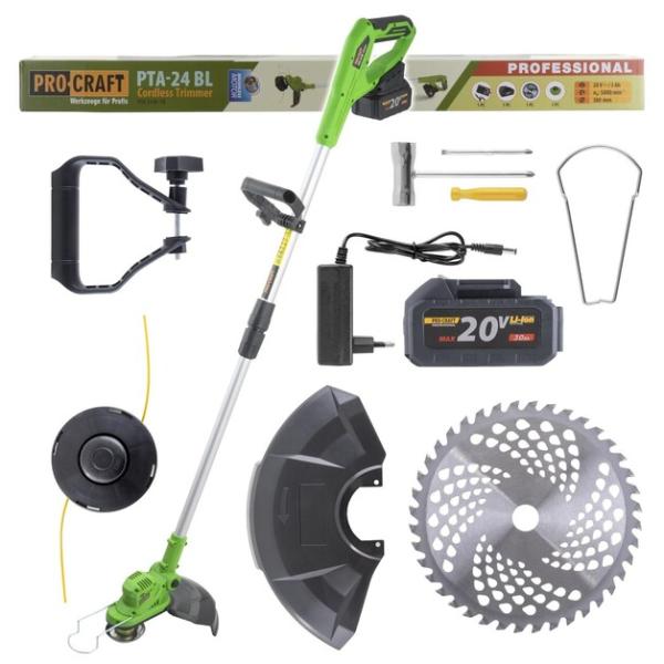 Аккумуляторный триммер Procraft PTA24BL (030253)