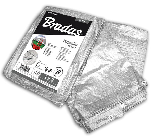 Тент усиленнный Bradas SILVER 120 г/м? 2х3м (PL1202/3)