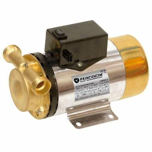 Повышающий насос "Насосы +" 15WBX-9, реле протока, присоединительный комплект (4823072204406)