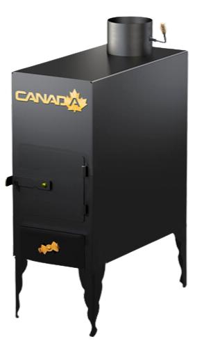 Печь дровяная CANADA эконом длительного горения (burjeko0000)