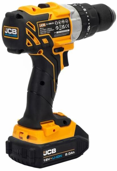 Дрель-шуруповерт JCB (JCB-18BLDD-B-E) (57242) (без АКБ и ЗУ)