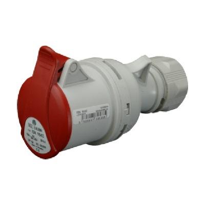 Фото Разъемы и соединители, Силовые разъемы Розетка переносная SEZ ISN 3253 (32А, 5P, 400В, IP44)