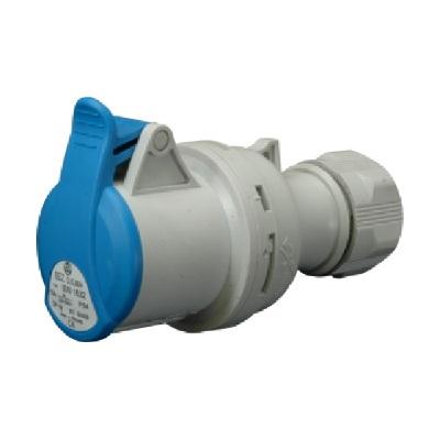 Фото Разъемы и соединители, Силовые разъемы Розетка переносная SEZ ISN 3232 (32А, 230В, 2P+PE, IP54)